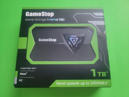 NEW – GameStop 1TB – Game Storage External SSD USB – XBOX / PC – Free ShipN!