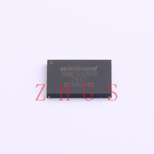 10PCS W25N01GVZEIG W25N01GV  WINBOND WSON-8-EP(6.1×8) NAND FLASH IC STOCK