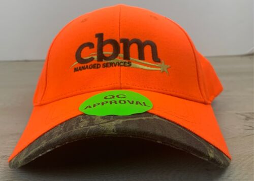 CBM Managed Services Hat 2011 Hunt Orange Adjustable Hat Adult OSFA Orange Hat