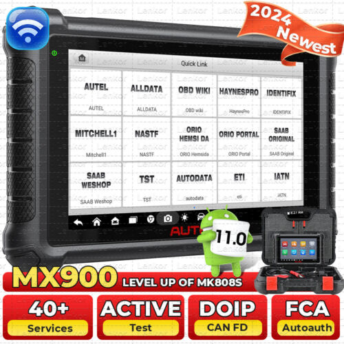 2024 Autel MaxiCheck MX900 OBD2 Diagnostic Bidirectional Scanner Upgraded MK808S