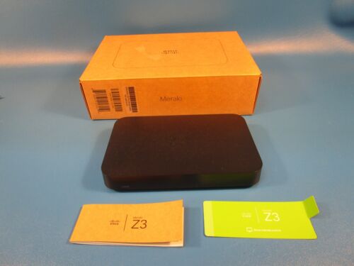 Cisco Meraki Z3-HW, A90-53100 Cloud Managed Teleworker VPN / Firewall Gateway