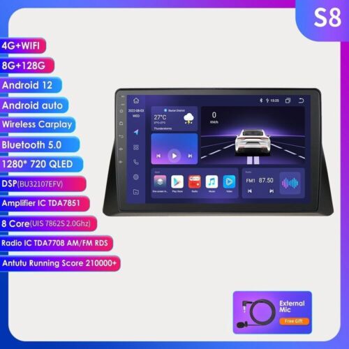 10.1″ Android12 8+128GB Car GPS Stereo Radio HeadUnit For Honda Accord 8 2008-13