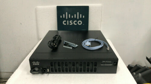 CISCO ISR4351-AXV/K9 3-Port Gigabit CME VOICE SECURITY APPX ROUTER *NOT AFFECTED