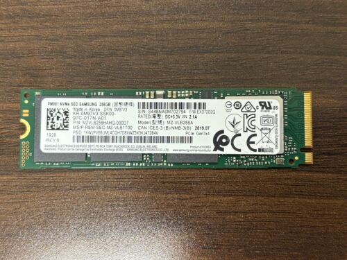 Samsung PM981 PCIe 4 M.2 256GB NVMe Solid State Drive MZVLB256HAHQ-000D7 – New