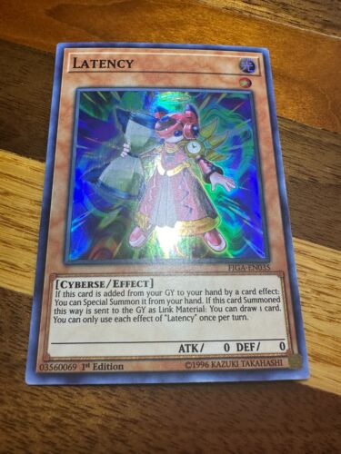 Latency FIGA-EN035 1st Edition Super Rare NM + BONUS