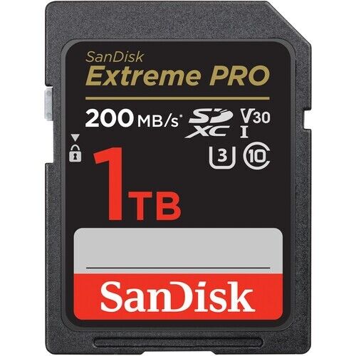 SandDisk Extreme Pro SD SDXC UHS-I U3 V30 200MB/s 4K HD Video Camera memory Card