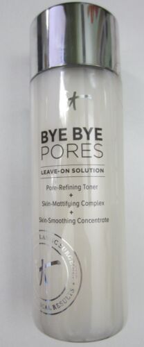 It Cosmetics Bye Bye Pores Leave-On Solution Refining Toner 6.8oz – SEALED