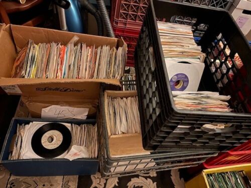 (50) 45 RPM Records Random Lot Mixed Jukebox Rock Pop Country Soul 50s 60s 70s