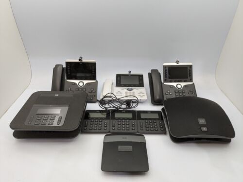 2x Cisco UC Phone CP-8831 with 3x Keypads 3x IP Video Phone/Linksys E2500 Router