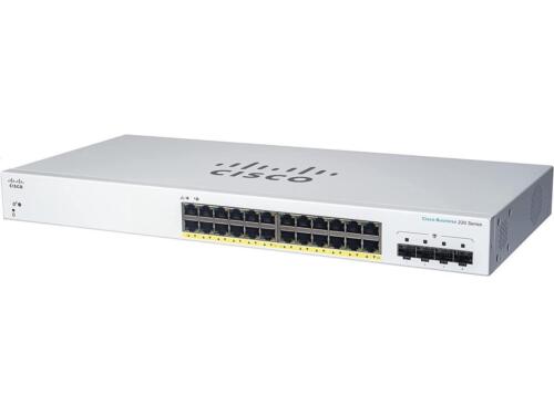 Cisco Business CBS220-24T-4G Smart Switch | 24 Port GE | 4x1G SFP | 3-Year Limit