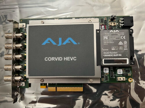 Corvid HEVC is a 8-lane PCIe 2.0 video encoder card; at 4K 1080P