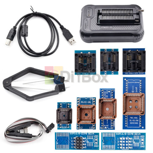 T48 TL866-3G Programmer Support 28000+ ICs for SPI/Nor/NAND Flash/EMMC w/ cable