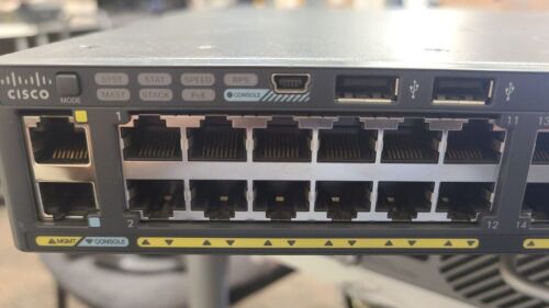 Cisco Catalyst WS-C2960X-48FPS-L Cisco 2960-X 48 GigE PoE+ 740W LAN Base Switch