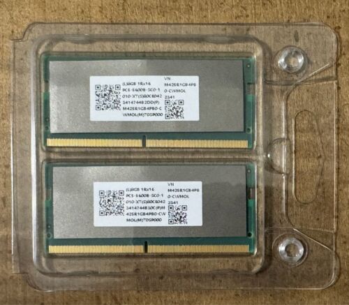 (2-pack) Samsung 8GB DDR5 5600MHz SODIMM M425R1GB4PB0-CWM Laptop RAM