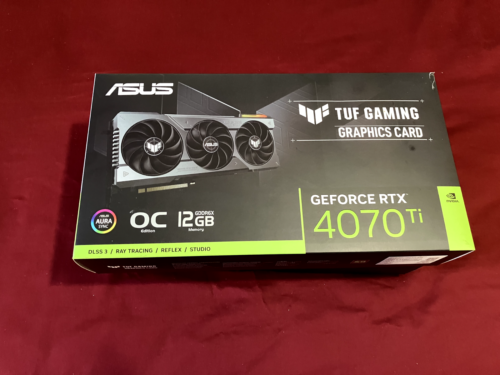 NVIDIA GeForce RTX 4070ti BOX ONLY