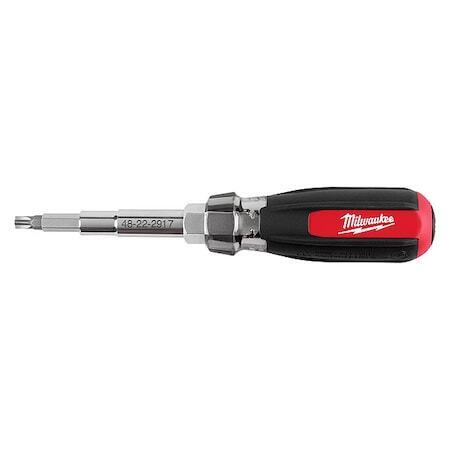 Milwaukee Tool 48-22-2917 Multi-Bit Screwdriver,Steel,6 Pcs