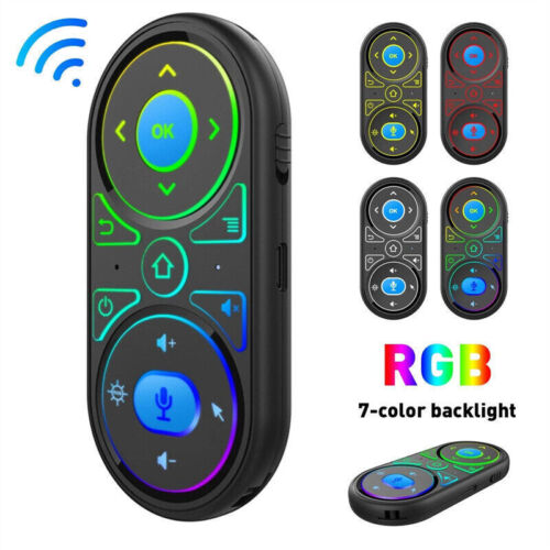 G11 Air Mouse Universal Remote Control Google Smart Voice Control 2.4G Backlit