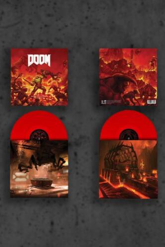 Doom Deluxe Double Vinyl Record Soundtrack 2 LP RED Variant Bethesda see descrip