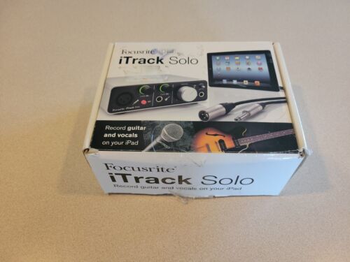 Focusrite iTrack Solo Lightning Audio Interface 2 Channel 3 Port