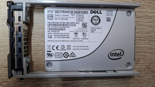 Dell DC S4500 960GB  SATA SSD 6Gb/s  2.5″  Model: SSDSC2KG960G7R