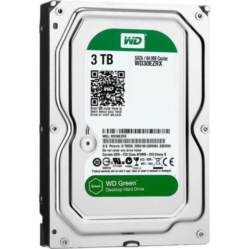 2 Pack – WD WD30EZRX Hard Drive – 3 TB – 3.5″ – SATA – 64 MB – 5400 RPM