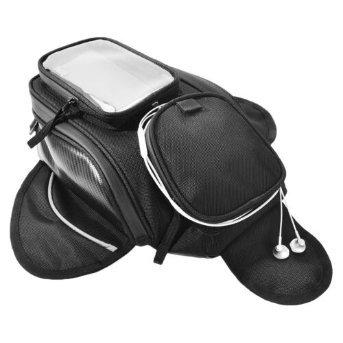 Waterproof Motorcycle Motorbike Magnetic Tank Bag Expandable Fuel Storage Bag