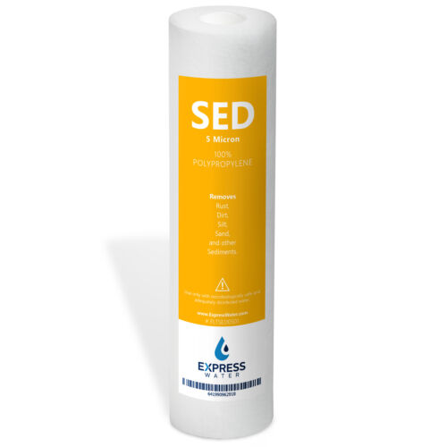 Sediment Water Filter Replacement – 5 Micron, High Capacity – 10 inch – RO SED