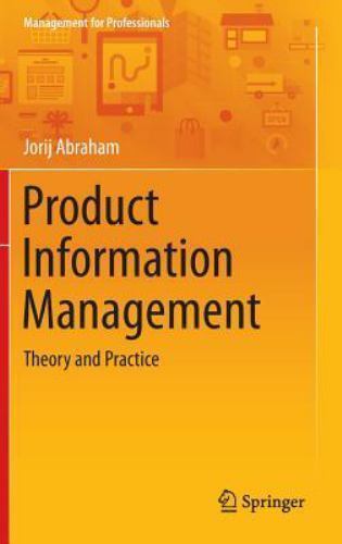 Product Information Management; Management for P- Abraham, 3319048848, hardcover