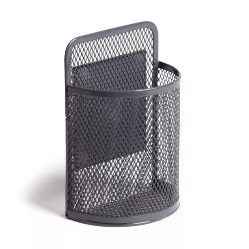 Locker Mesh Cup with Flat Bottom Sage magnet Gray organizer – U Brands