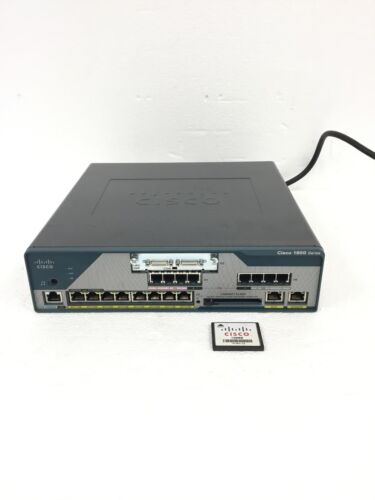 CISCO 1800 Series C1861 C1861E-UC-4FXO-K9 8 Port Router w/128MB Flash Card,WORKS