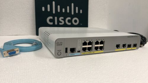 CISCO WS-C2960CX-8PC-L 8 Port GIGABIT PoE+ Compact Ethernet Switch 2960CX-8PC-L