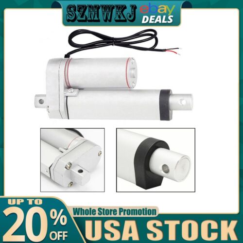 Heavy Duty 50mm/2″ Inch Linear Actuator Stroke 330Lb Pound Max Lift 12V DC Motor