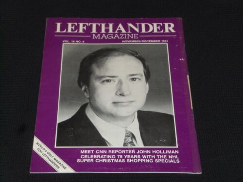 1991 NOVEMBER LEFTHADNER MAGAZINE – CNN’S JOHN HOLLIMAN FRONT COVER – L 21468