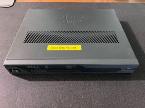 C881W-P-K9 Cisco 881 Eth Sec Router with 802.11n 800 Series