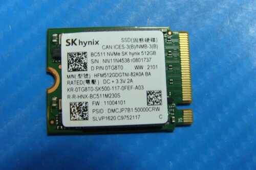 SK Hynix HFM512GD3GX013N 0WYTPM 512GB m.2 NVME SSD Solid State Drive