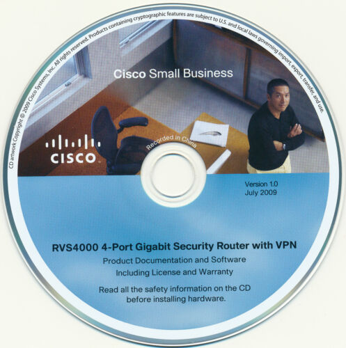 Cisco Small Business 1.0 2009 RVS4000 4-Port Gigabit Security Router  – O1.44