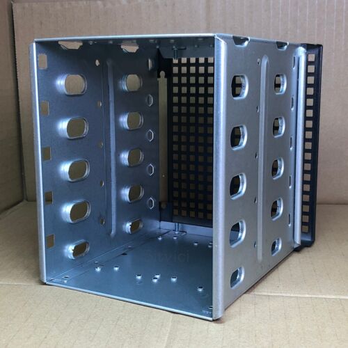 5.25″ to 5x 3.5″ SATA SAS HDD Cage Rack Hard Driver Tray Caddy with Fan Space