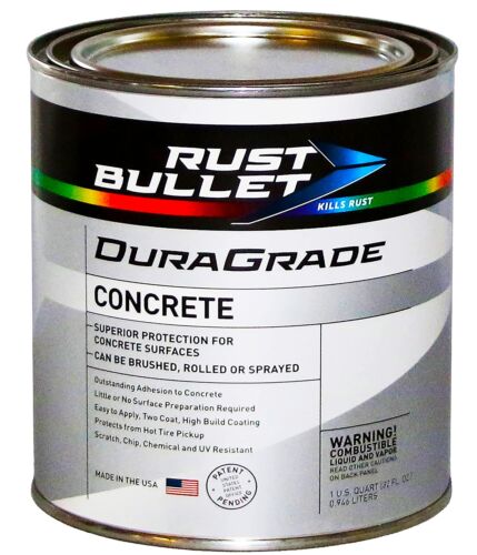 RUST BULLET – DuraGrade Concrete High-Performance Concrete Coating 1 Quart – …