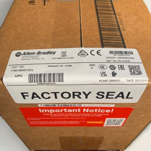 NEW SEALED Allen Bradley 1783-BMS10CL Stratix 5700 EtherNet Switch FAST SHIPPING