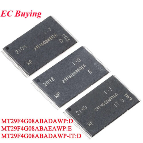 MT29F4G08ABADAWP-E TSOP-48 4Gb NAND Flash Memory IC 29F4G08