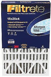 16x25x4 (15 3/4 x 24 7/16 x 4 3/16) Filtrete Allergen Reduction Filter by 3M