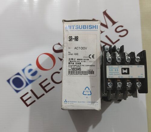 Mitsubishi SR-N8 Auxiliry Contactor Relay with Free Fast Shipping