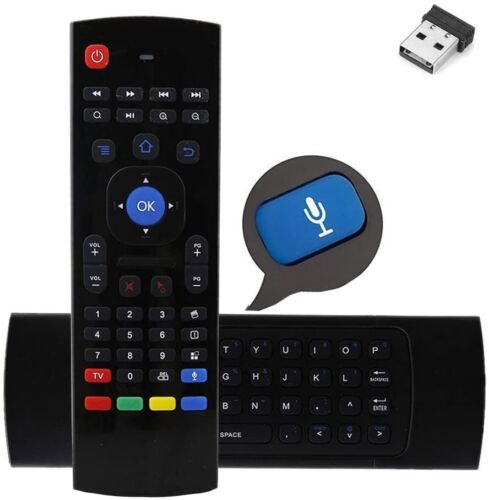 MX3 Air Fly Mouse 2.4G Wireless Keyboard Voice Remote control for Android Tv, PC