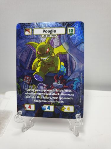 Neopets Battledome TCG 25th Anniversary Poogle Lab Ray – MSP ALT ART TEXTURED