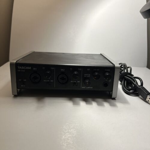 Tascam US-2X2 USB Audio/MIDI Interface Excellent Used EUC