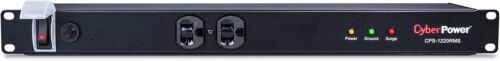 Versatile 1U Rackmount Surge Protector, 12 Outlets, 15ft Cord for Power Safety