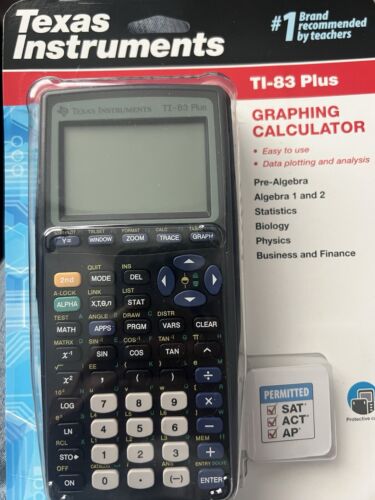 Texas Instruments TI-83 Plus Silver Edition Graphing Calculator UNOPENED NEW