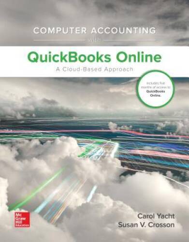 MP Computer Accounting with QuickBooks Online: A Cloud Based Approac – VERY GOOD