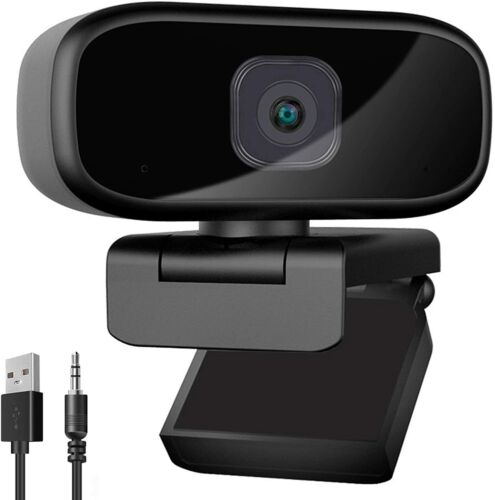 Webcam with Microphone, 5 Megapixel Autofocus HD 720P Streaming Web Camera [Plug