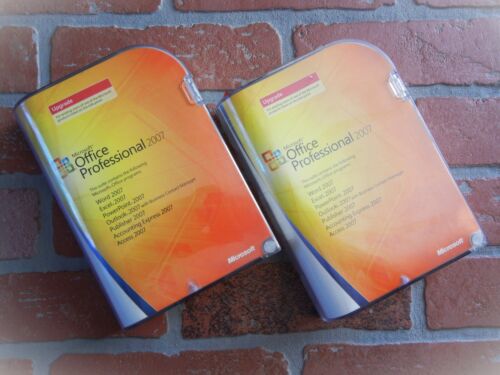 MICROSOFT OFFICE 2007 Vintage PC Software FOR GEEKS All Business UPGRADE FULL